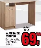 Oferta de Mesa De Estudio en Rapimueble