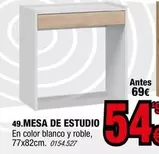 Oferta de Blanco - Mesa De Estudio en Rapimueble