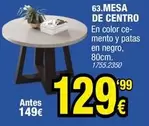 Oferta de Mesa De Centro por 129,99€ en Rapimueble