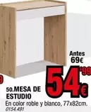 Oferta de Blanco - Mesa De Estudio en Rapimueble