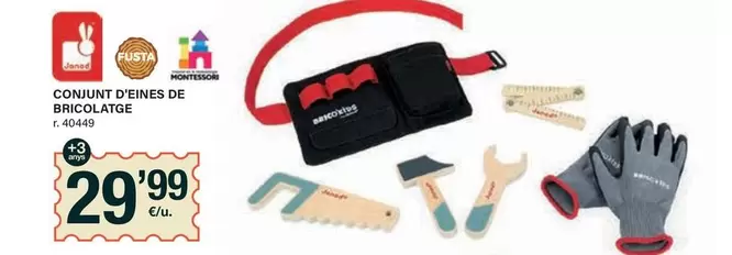 Oferta de Conunt D'Eines De Bricolage por 29,99€ en BonpreuEsclat