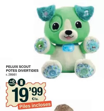 Oferta de Peluix Scout Potes Divertides por 19,99€ en BonpreuEsclat