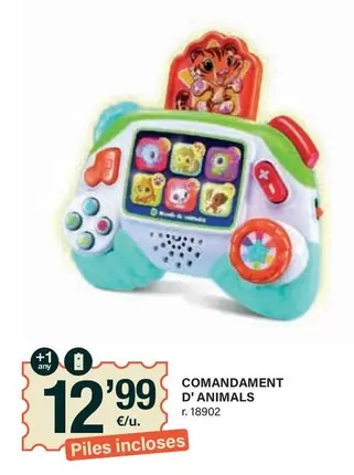 Oferta de Comandament D' Animals por 12,99€ en BonpreuEsclat