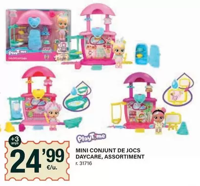 Oferta de Play - Mini Conjunt De Jocs Daycare, Assortiment por 24,99€ en BonpreuEsclat