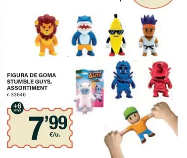 Oferta de Figura De Goma Stumble Guys, Assortiment por 7,99€ en BonpreuEsclat