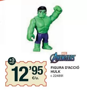 Oferta de Avengers - Figura D'Accio Hulk por 12,95€ en BonpreuEsclat