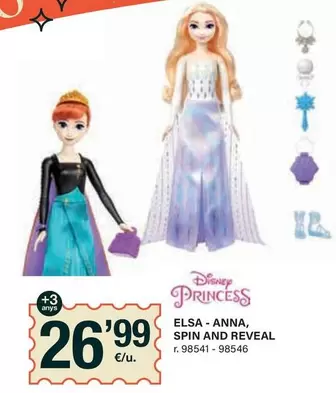 Oferta de Disney - Elsa-anna, Sapin And Reveal por 26,99€ en BonpreuEsclat