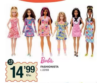 Oferta de Barbie - Fashionista por 14,99€ en BonpreuEsclat