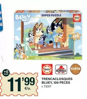 Oferta de Bluey - Trencaclosques , 100 Peces por 11,99€ en BonpreuEsclat