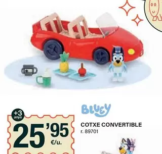 Oferta de Bluey - Cotxe Convertible por 25,95€ en BonpreuEsclat