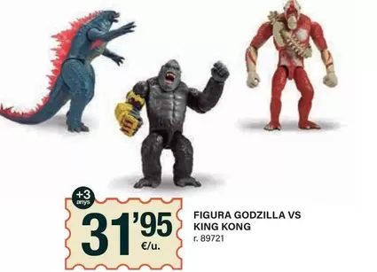 Oferta de Figura Godzilla Vs King Kong por 31,95€ en BonpreuEsclat