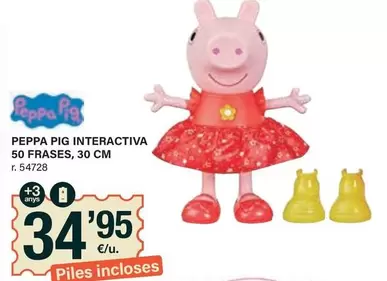 Oferta de Peppa Pig Interactiva 50 Frases por 34,95€ en BonpreuEsclat