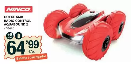 Oferta de Ninco - Cotxe Amb Radio Control Aqubound 2 por 64,99€ en BonpreuEsclat