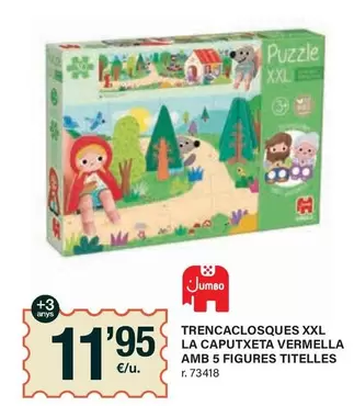 Oferta de Jumbo - Trencaclosques XXL La Caputxeta Vermella Amb 5 Figures por 11,95€ en BonpreuEsclat