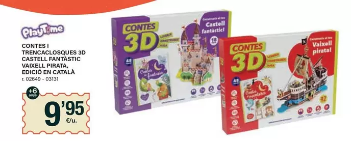 Oferta de Fantasía - Contes I Trencaclogue 3d Cavelle Para Gatos por 9,95€ en BonpreuEsclat