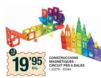 Oferta de Construccions Magnetiques - Circuit Per A Bales por 19,95€ en BonpreuEsclat