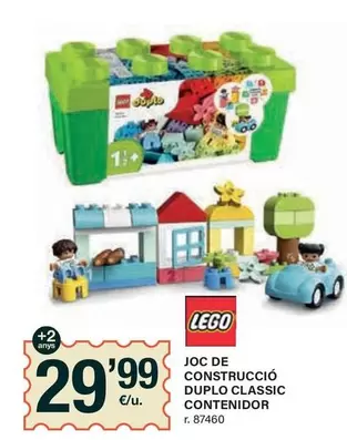 Oferta de LEGO - Construccio Duplo Classic Contenidor por 29,99€ en BonpreuEsclat