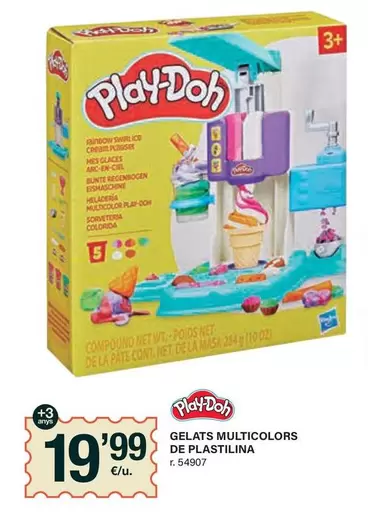 Oferta de Play-Doh - Gelats Multicolors De Plastilina por 19,99€ en BonpreuEsclat