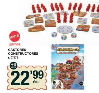 Oferta de Mattel - Castores Constructores por 22,99€ en BonpreuEsclat