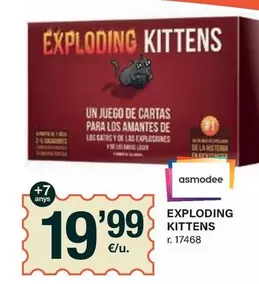 Oferta de Exploding Kittens por 19,99€ en BonpreuEsclat