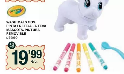 Oferta de Mascota, Pintura Removible por 19,99€ en BonpreuEsclat