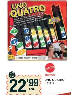 Oferta de Mattel - Uno Quatro por 22,99€ en BonpreuEsclat