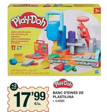 Oferta de Play-Doh - Banc D'Eines De Plastilina por 17,99€ en BonpreuEsclat