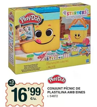 Oferta de Play-Doh - Conjunt Picnic De Plastilina Amb Eines por 16,99€ en BonpreuEsclat