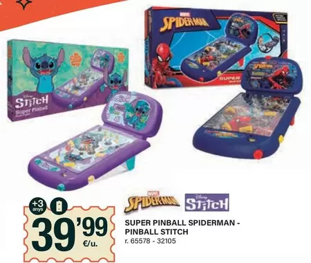 Oferta de Nintendo SWITCH - Super Pinball Spiderman - Pinball Stitch por 39,99€ en BonpreuEsclat