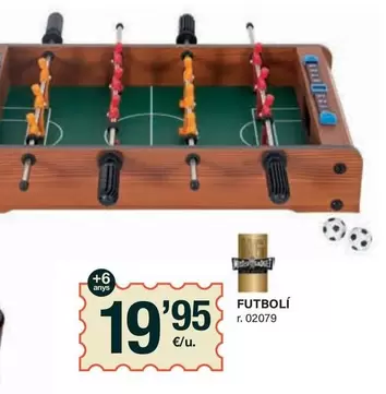 Oferta de Futboli por 19,95€ en BonpreuEsclat