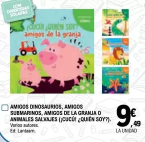 Oferta de Amigos Dinosaurios , Amigos Submarinos, Amigos De La Granja O Animales Salvajes (icucu)&quien Soy? por 9,49€ en E.Leclerc