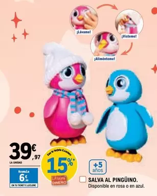 Oferta de Salva Al Pinguino por 39,97€ en E.Leclerc