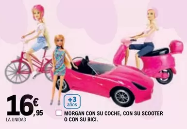 Oferta de Morgan Con Su Coche, Con Su Scooter O Con Su Bici por 16,95€ en E.Leclerc