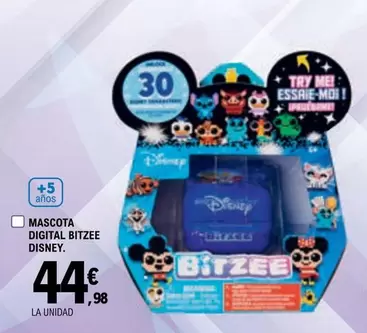 Oferta de Mascota Digital Bitzee Disney por 44,98€ en E.Leclerc