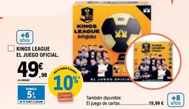 Oferta de Kings League El Juego Oficial por 49,98€ en E.Leclerc