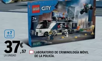 Oferta de LEGO - Laboratorio De Criminología Móvil De La Policia por 37,57€ en E.Leclerc