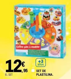 Oferta de Set De Plastilina por 12,95€ en E.Leclerc