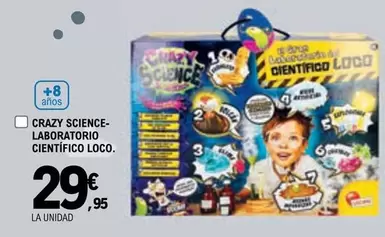 Oferta de Crazy Science - Laboratorio Cientificio Loco por 29,95€ en E.Leclerc