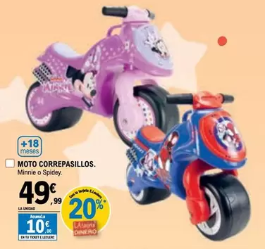 Oferta de Moto Correpastillos por 49,99€ en E.Leclerc