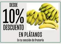 Oferta de Desde 10% Descuento En Platanos en Masymas