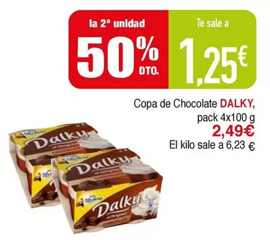 Oferta de Dalky - Copa De Chocolate por 2,49€ en Masymas