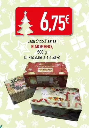 Oferta de E. Moreno - Lata Sdo Pastas por 6,75€ en Masymas