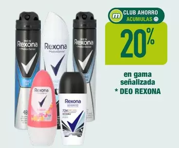 Oferta de Rexona - En Gama Señalizada en Masymas