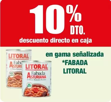 Oferta de Litoral - En Gama Señalizada en Masymas