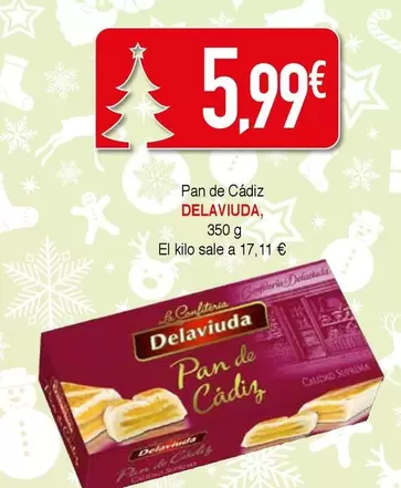 Oferta de Delaviuda - Pan De Cadiz por 5,99€ en Masymas