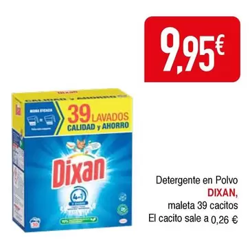 Oferta de Dixan - Detergente En Polvo por 9,95€ en Masymas