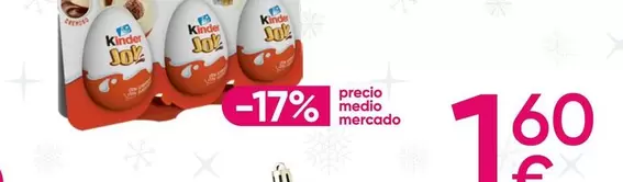 Oferta de Kinder - Precio Medio en Pepco