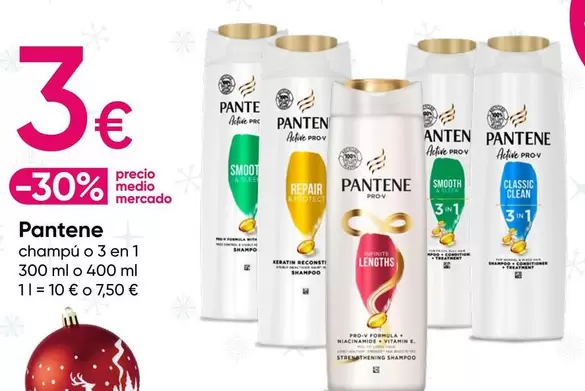 Oferta de Pantene - Champu O 3 En 1 por 3€ en Pepco