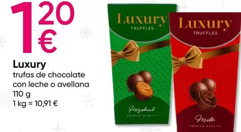 Oferta de Trufas De Chocolate Con Leche O Avellana por 1,2€ en Pepco