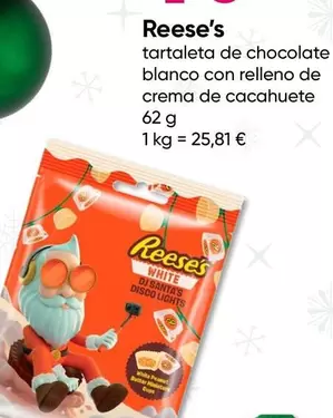 Oferta de Reese's - Tartaleta De Chocolate Blanco Con Relleno De Crema De Cacahuete por 25,81€ en Pepco